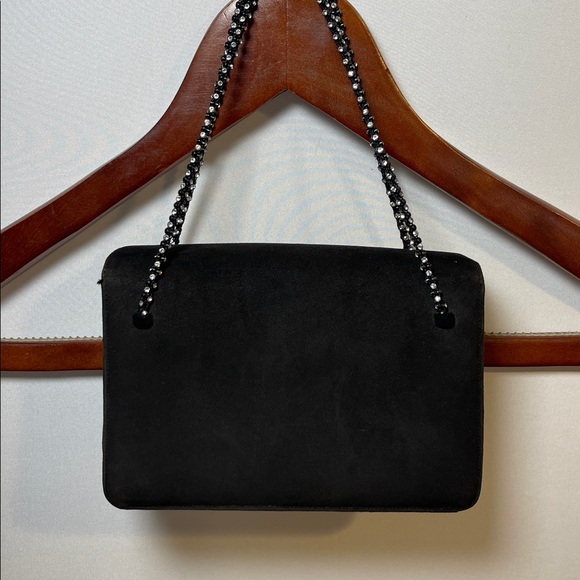 Vintage Judith Leiber suede and crystal bag - Picture 5 of 11